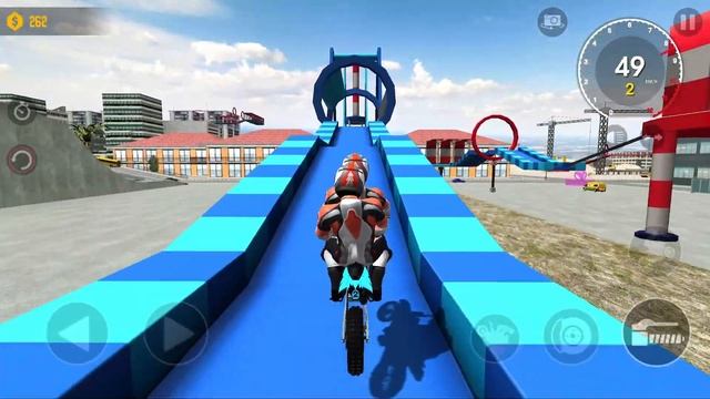 Extreme Motorbikes stunt Motorcycle Bikes #2 - Motocross Racing bike Best Android Gameplay смотреть онлайн
