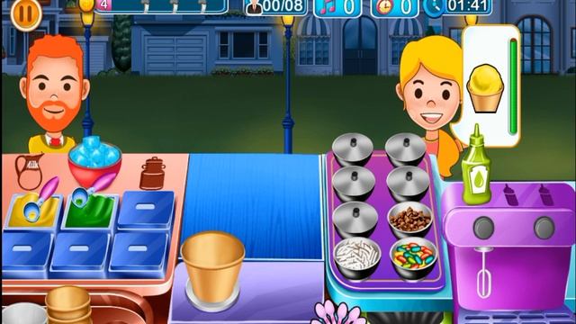 My lceCream Shop - Frozen Desserts Cupcake Cooking Game смотреть онлайн