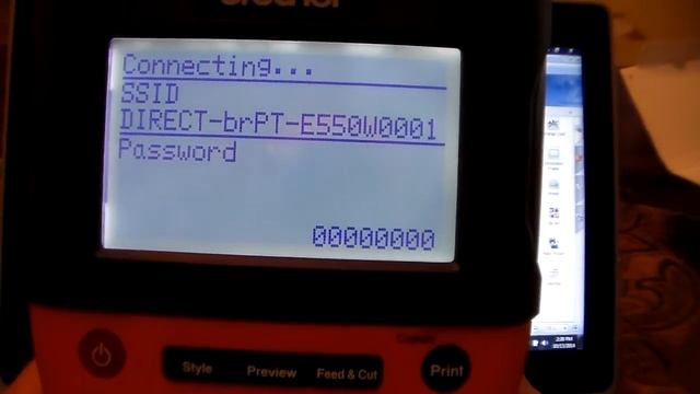 Brother PT-E550W WLAN Setup