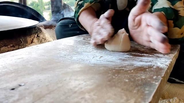 Baking Bread In The Village ♧ Rural Cooking Traditional Bread On Sadj ♧ Bread Recipe