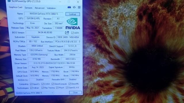 Gigabyte RTX 3060 Ti gaming OC 8GB смотреть онлайн