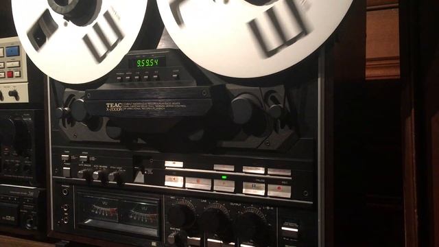 Teac X-2000R Reel To Reel Tape Deck Demonstration Video.