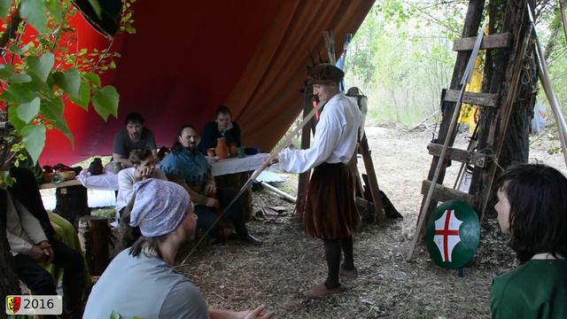 О фехтовнии Болонским протазаном. Partesana. смотреть онлайн