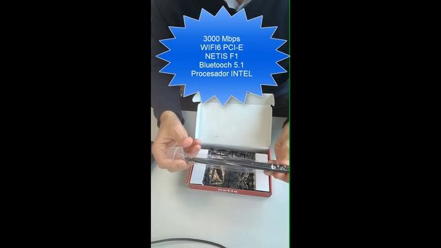 WIFI6 PCI-E NETIS F1 3000 Mbps Unboxing