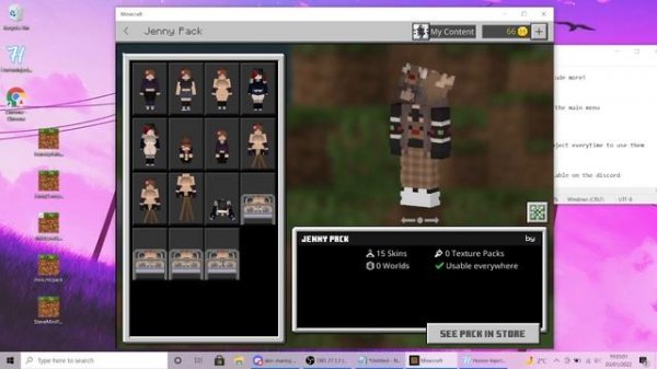 How to get CUSTOM SKINS/MODELS on the Bedrock Edition of Minecraft (4D/3D)  ON THE LATEST VERISON!