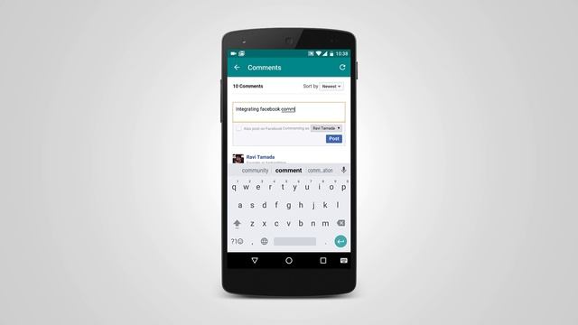 Android adding Facebook Comments Widget in App смотреть онлайн