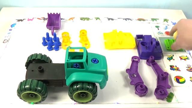 Кто сможет собрать экскаватор? смотреть онлайн