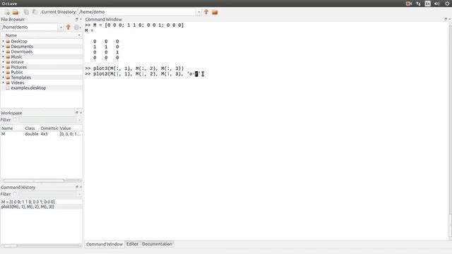 Построение графиков средствами языка MATLAB (GNU Octave) смотреть онлайн