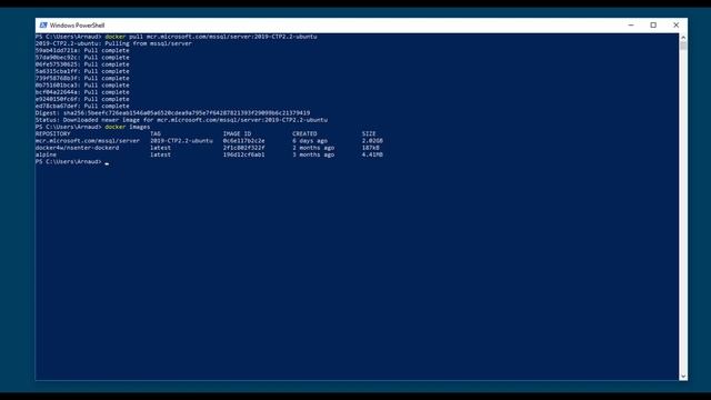 Docker: SQL Server 2019 Container смотреть онлайн
