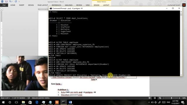 Menjalankan Queri dan Melakukan Update pada CMD Postgres - Praktikum 9 MDI1 смотреть онлайн