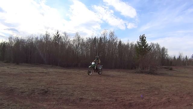 Kawasaki Klr 250 тренировка вилли
