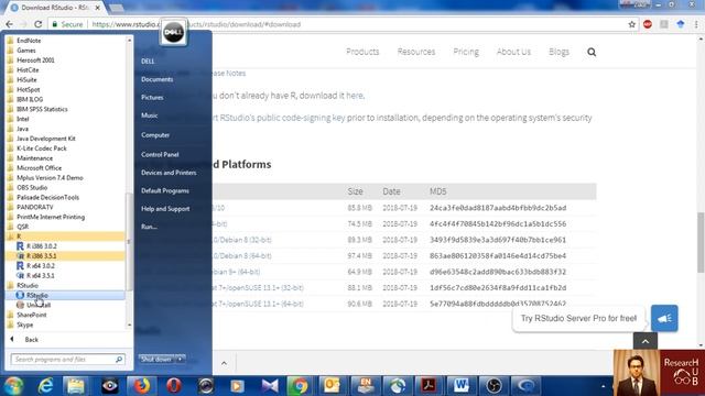 RStudio (1): How to install R Console and R Studio смотреть онлайн