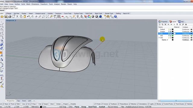 Rhino 5 Tutorial Volkswagen Beetle (#16) смотреть онлайн