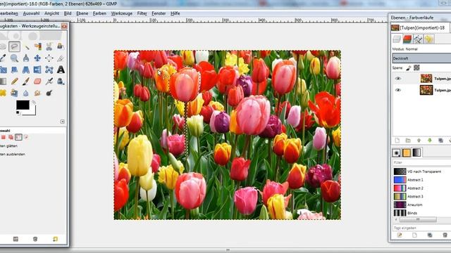 Gimp Tutorial Lasso смотреть онлайн