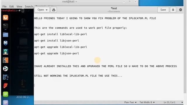 ERROR SOLVED! How to locate someone IP Address using kali linux.with iplocator.pl file. смотреть онлайн