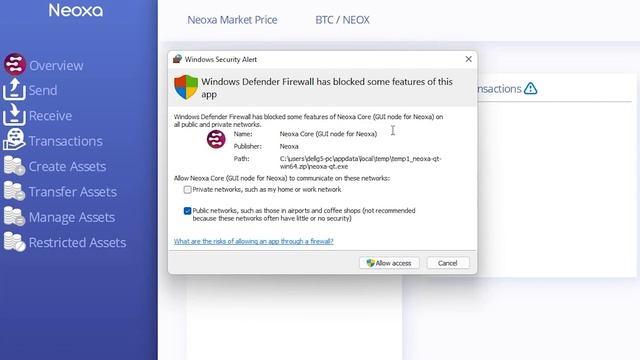 Neoxa Core Wallet