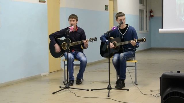 Песня под гитару Руки Вверх-Алешка (кавер) смотреть онлайн
