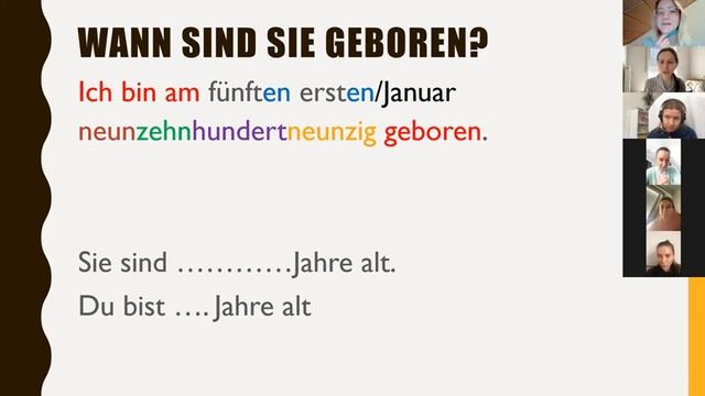 Запись урока по немецкому языку A1 2 27.03.2022 смотреть онлайн