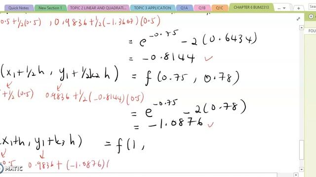 FOURTH ORDER RUNGE-KUTTA METHOD [Part 2 of 2 ] смотреть онлайн