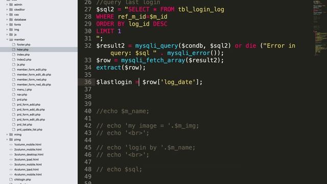 EP.49 การทำระบบบันทึกประวัติการ Login ตอนที่ 2 php+mysqli смотреть онлайн