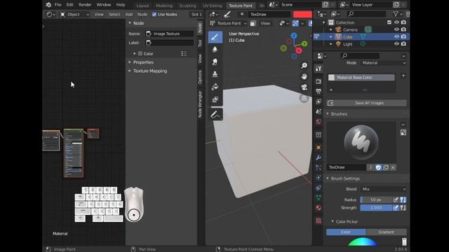 Tutorial Blender Texture Paint смотреть онлайн