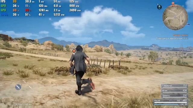 Final Fantasy XV Windows Edition demo, GTX 760, i7-6700K, 16Gb RAM, Gameplay смотреть онлайн