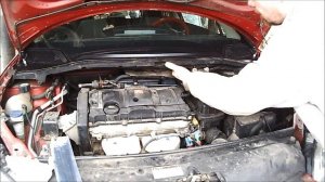 Крепление накладки воздухозаборника (жабо) Citroen C4,   Peugeot 307