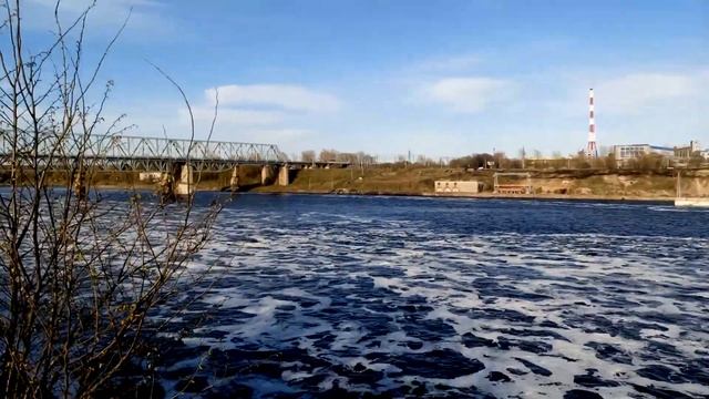 Город Волхов дамба Волховская грэс 17.05.2017 смотреть онлайн