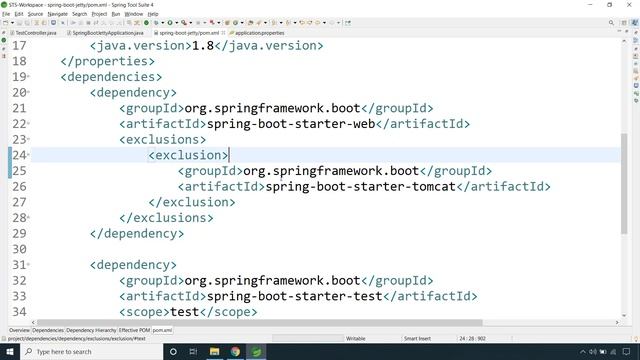 Configure Jetty Server with Spring Boot Application смотреть онлайн