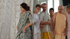 Храм Нитай Гаурасундары Донецк день Явления Шрилы Прабхупады спектакль "Истории о Шриле Прабхупаде"