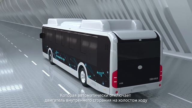 Гибридный городской автобус Yutong смотреть онлайн