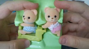 Распаковка сильваниан фэмилис медвежата близнецы😍💞🍼Sylvanian families unboxing bear twins☺️