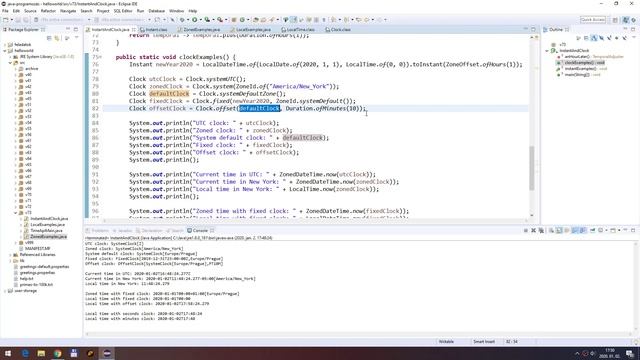 [Java time v10] Clock osztály смотреть онлайн
