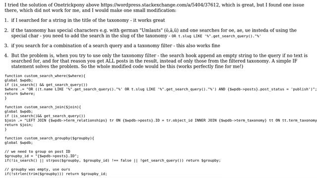 Wordpress: Include custom taxonomy term in search (6 Solutions!!) смотреть онлайн