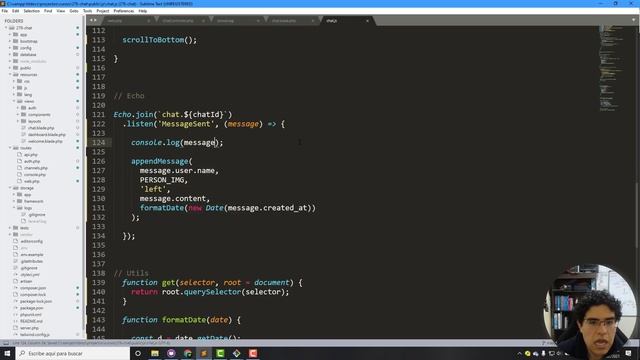 20. Adjuntar mensaje - Aplicación de Chat con Laravel, Websockets y Laravel Echo смотреть онлайн
