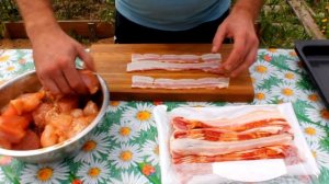 ЭТОТ ШАШЛЫК НЕ ОСТАВИЛ МЕНЯ РАВНОДУШНЫМ /Куриное филе в беконе/