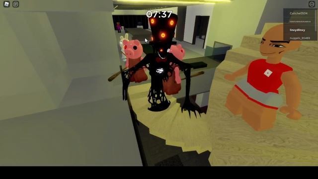 TIO DESTROYS GLITCHERS CAMPING SKIPPING PLANT AT GALLERY INSIDE ROBLOX PIGGY!! смотреть онлайн