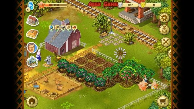 Farm Up Level 11 Sawmill, Grandfather's arrival Ферма Джейн Уровень 11 Лесопилка, приезд дедушки смотреть онлайн