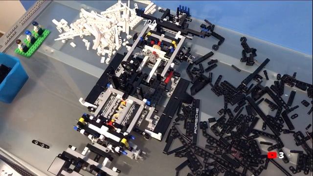 Lego Porsche 911 RSR build part 6 смотреть онлайн