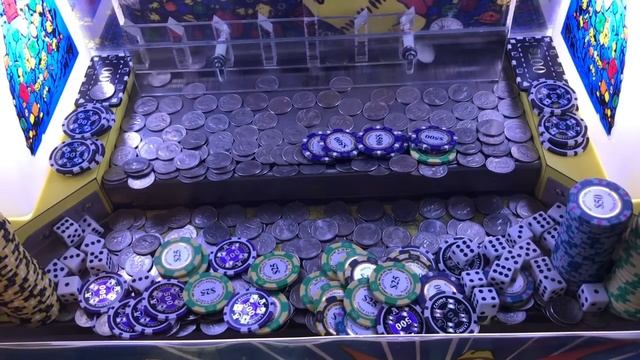 $62,000.00 PROFIT HIGH STAKES COIN PUSHER $20,000 Buy In! (broke my record) смотреть онлайн