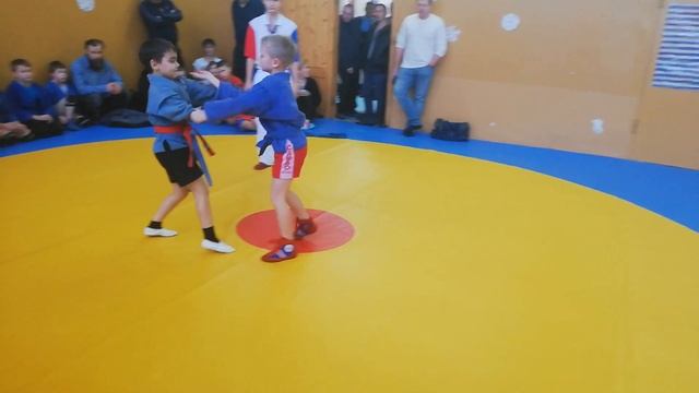 самбо Тверь новогодний турнир Шлыгин Иван - Ильин Саша