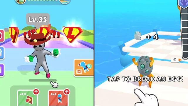 Level Up Runner vs Monster Egg Gameplay All Level Update - Game PikaName смотреть онлайн