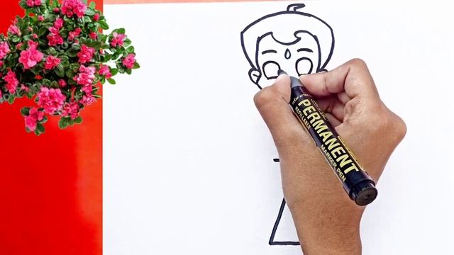 How to draw chota bheem | chhota bheem drawing from XYZ | XYZ से छोटा भीम का ड्राइंग बनाना सीखें смотреть онлайн