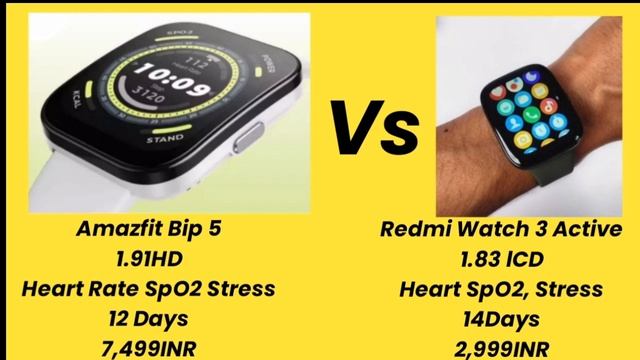 Amazfit Bip 5 Vs Redmi Watch 3 Active, Redmi Watch 3 Active Vs Amazfit Bip 5, Redmi Watch 3 Active смотреть онлайн