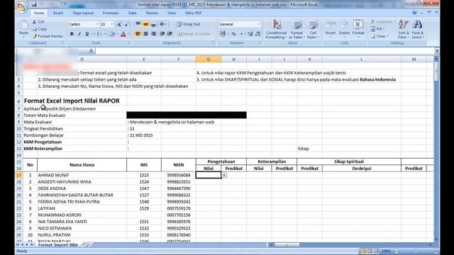Cara Export dan Import Data dari Format Excel ke Dapodik 2017 c смотреть онлайн