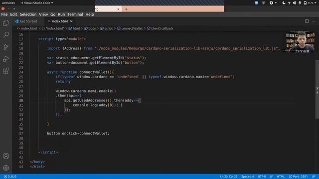 Integrate Cardano Wallet inside a website | PART 2 смотреть онлайн
