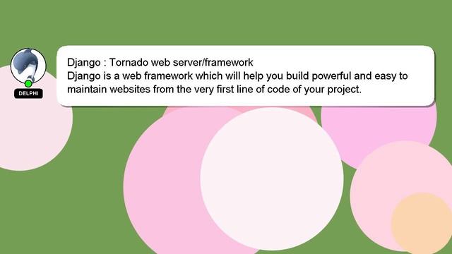 Django : Tornado web server/framework смотреть онлайн
