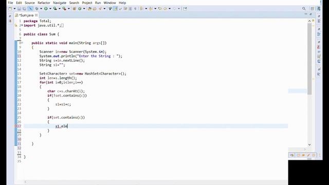 Print second unique character in a given string | Amazon | Placement | Java смотреть онлайн