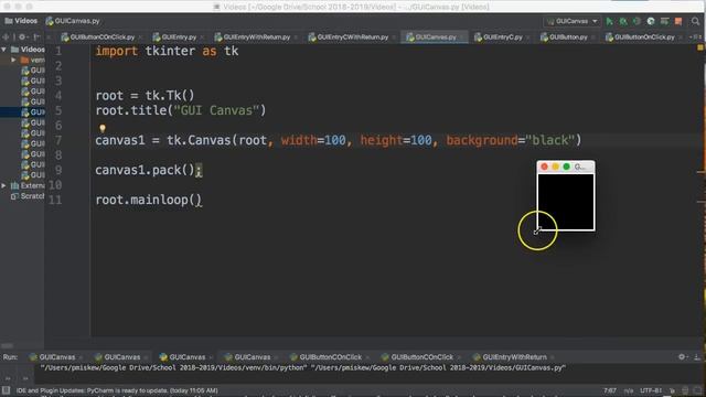 PYTHON 3 TKINTER - GUI CANVAS смотреть онлайн