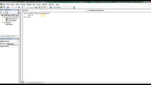 VBA If Else and Select Statements l VBA l Excel Programming l Excel Macros смотреть онлайн